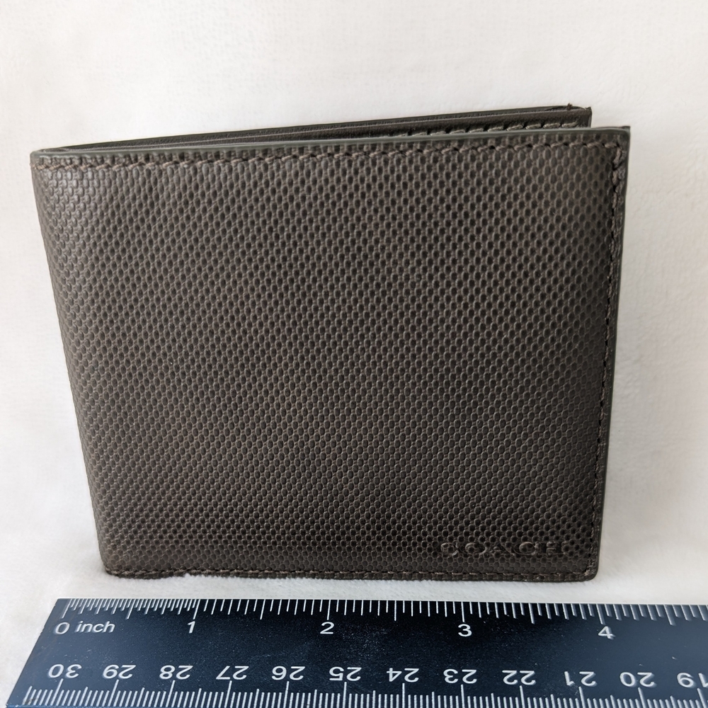 Coach Brown Leather Wallet - Picture 3 of 9